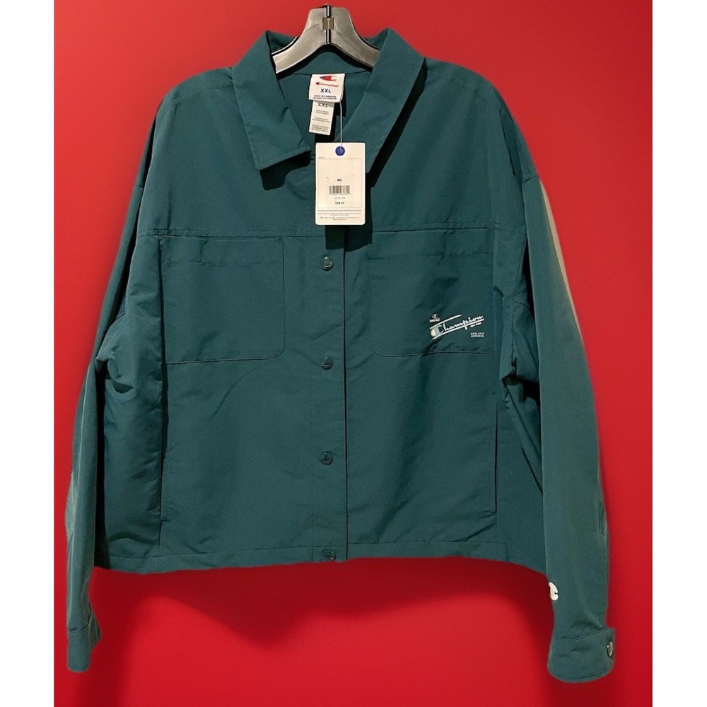 womens champion athleticwear Green jacket‎ Size XXL